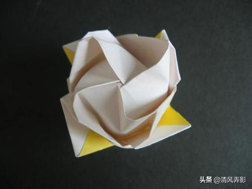 越狱纸玫瑰折法(千纸鹤的折法 玫瑰花)