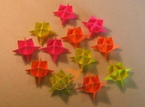 绒球花折纸图片